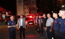 KAYSERİ İTFAİYESİ’NDEN MERSİN’E ARAÇ VE PERSONEL DESTEĞİ